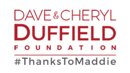 Logo for Dave & Cheryl Duffield Foundation #ThanksToMaddie