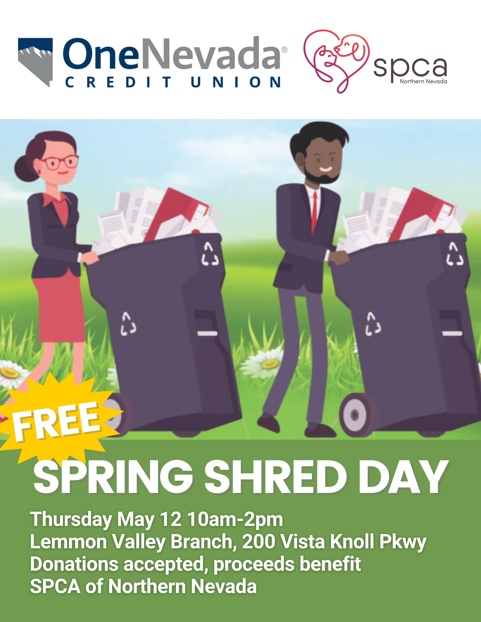 Spring Shred Day SPCA of Northern Nevada